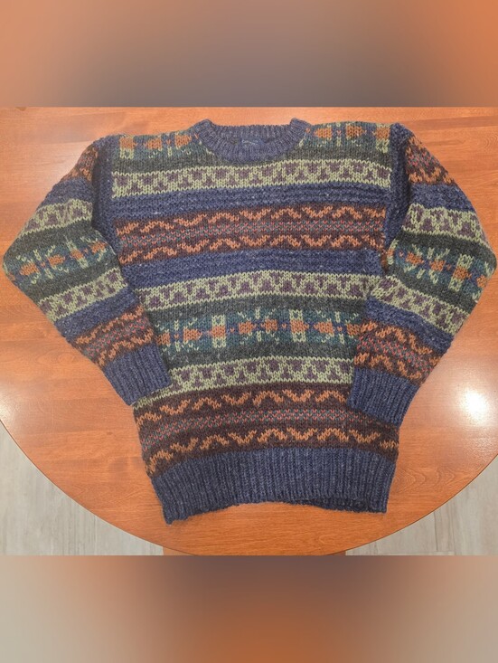 Cambridge Classics Other - Vintage 90s Cambridge classics Fair Isle western Crewneck sweater Medium